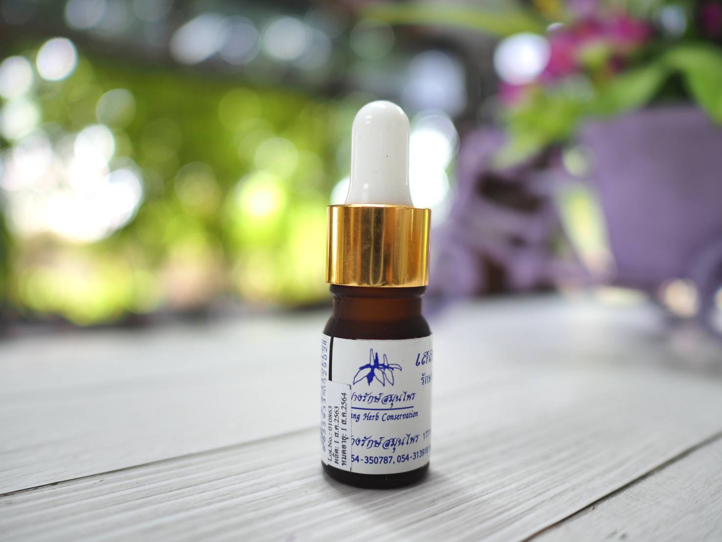 ทิงเจอร์สมุนไพร "เสลดพังพอนตัวเมีย (พญายอ)" บรรจุขวดๆ ละ 15 ซีซี.