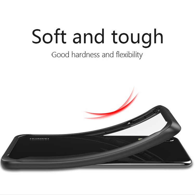 Case Huawei P20 Pro / Pre-order * เบาะรองมุม 4 มุม พลาสติก + ยืดหยุ่น TPU ขอบ *