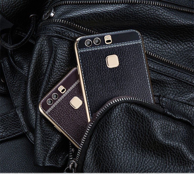 Case Huawei P9 Plus / Pre-order * เคสหนังซอฟท์ซิลิโคน บางเทคนิคการชุบ Fundas *