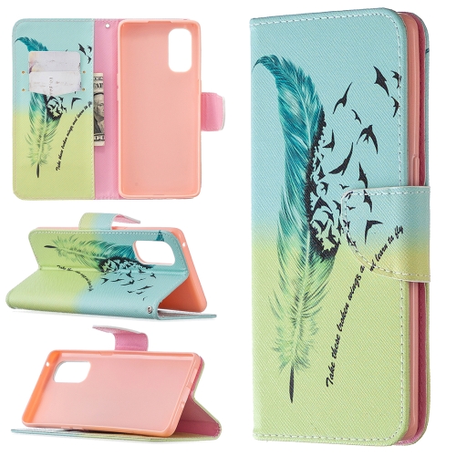 Case OPPO Reno4 Pro / Pre-Order * รูปแบบการวาดสีซองหนังพลิกแนวนอนพร้อมตัวยึดและช่องเสียบการ์ดและกระเป๋าสตางค์ *