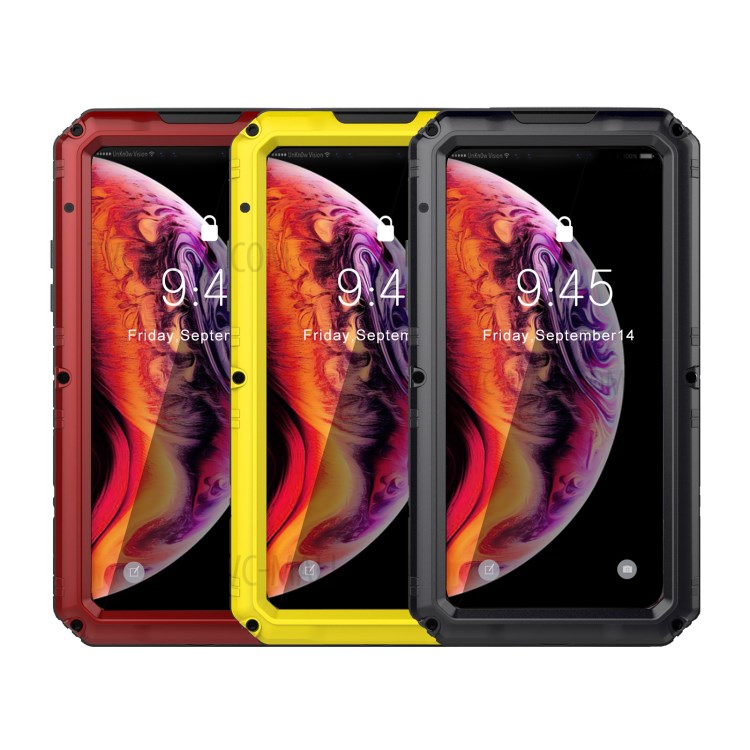Case iPhone X, iPhone XS # Pre-Order * เคส โลหะ + เคสโทรศัพท์ซิลิโคนพร้อมตัวป้องกันหน้าจอ *