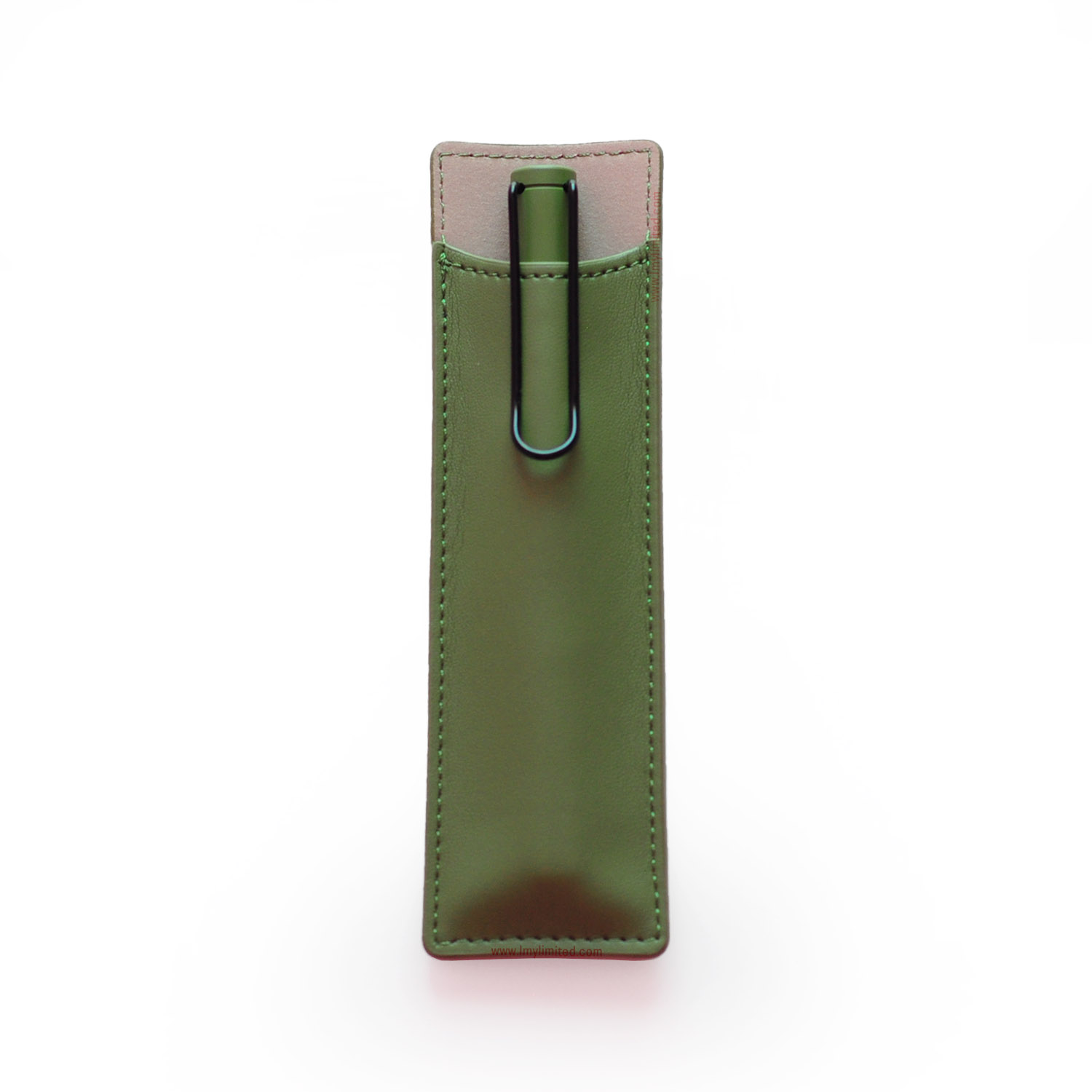 LAMY savannah green leather case