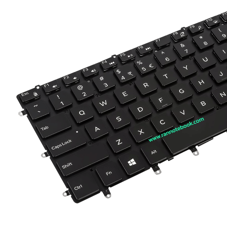 คีย์บอร์ดโน๊ตบุ๊ค Dell XPS 15 7590 Backlit แท้ประกันศูนย์ Dell