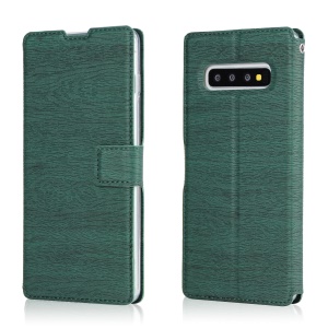 Case Samsung Galaxy S10 / Pre-Order * เคสลายไม้หนัง PU ยืนการ์ดสล็อตเคสTPU ด้วยเชือกแขวน *