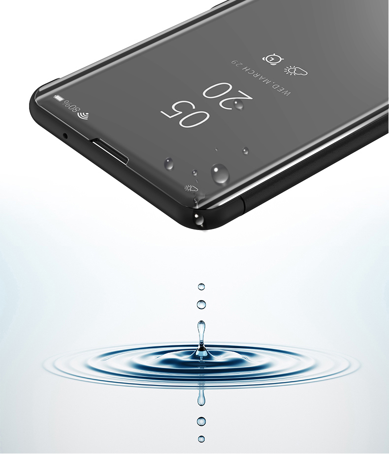 Case OPPO Reno / Pre-order * ทำจากวัสดุหนัง PC + PU หน้าต่างโปร่งแสงเพื่อการดูข้อมูลที่ง่าย *