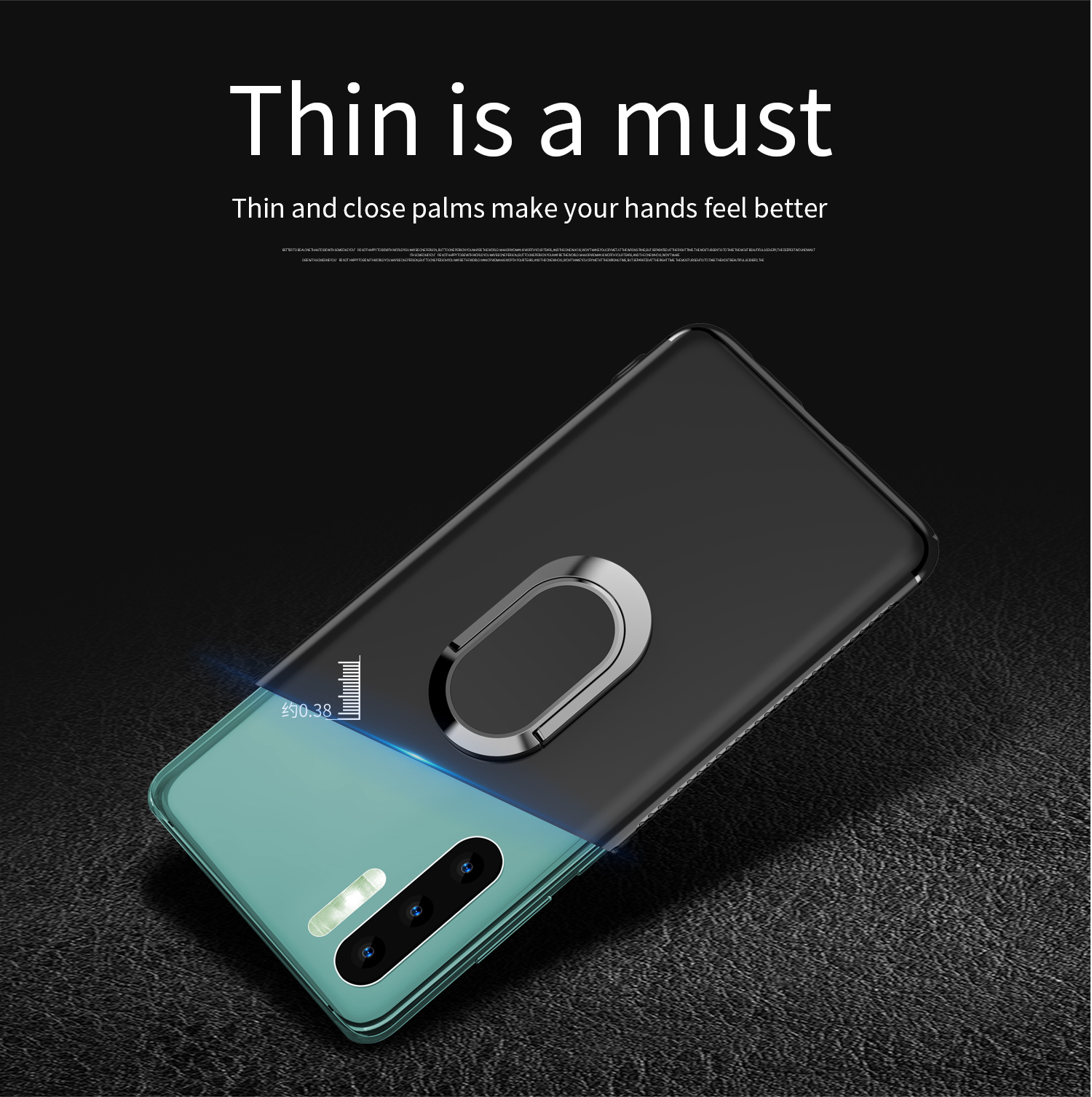 Case Huawei P30 Pro / Pre-Order * เคส TPU+ แหวนนิ้วแม่เหล็ก+ขาตั้ง *