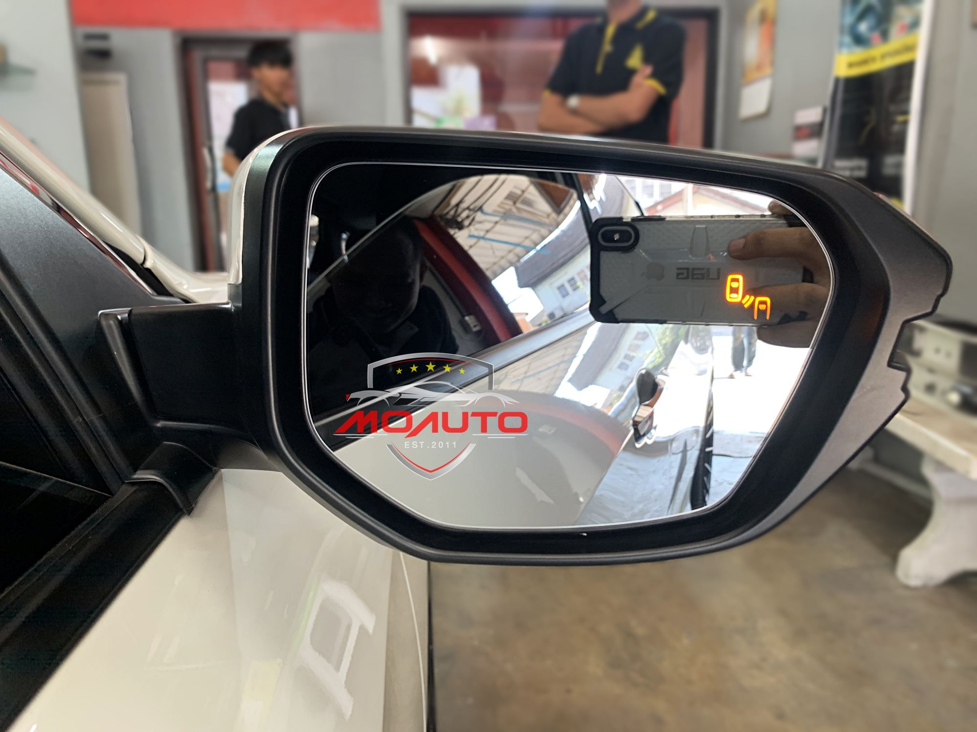 ชุดกระจกช่วยเตือนมุมอับสายตา V1 (Blind Spot Monitor) CIVIC FC / FK