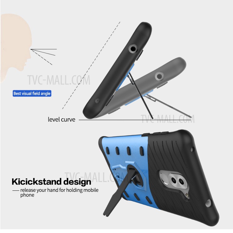 Case Huawei GR5 2017/ Pre-orde * ไฮบริดและ TPU วัสดุพลาสติก 4 มุม กันกระแทก *