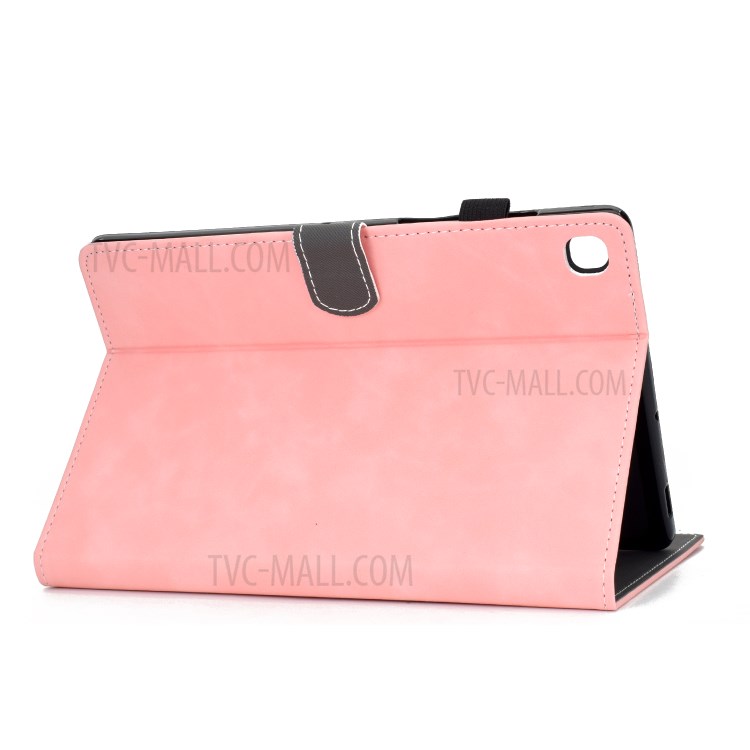 Case Samsung Galaxy Tab S6 Lite / Pre-Order * เคสลายประทับช้างการ์ดสล็อตยืนซองหนังตราตรึงใจด้วยรูปแบบช้างปรับแต่งอุปกรณ์ มีช่องเสียบการ์ดเพื่อถือบัตรของคุณ *