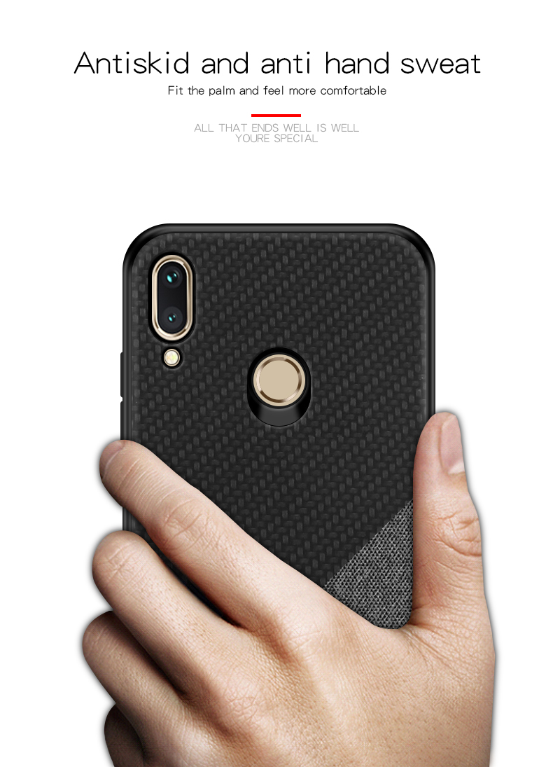 Case Huawei Nova 3i / Pre-Order * MOFI เย็บเนื้อผ้าและเนื้อผ้าดูสง่างาม *