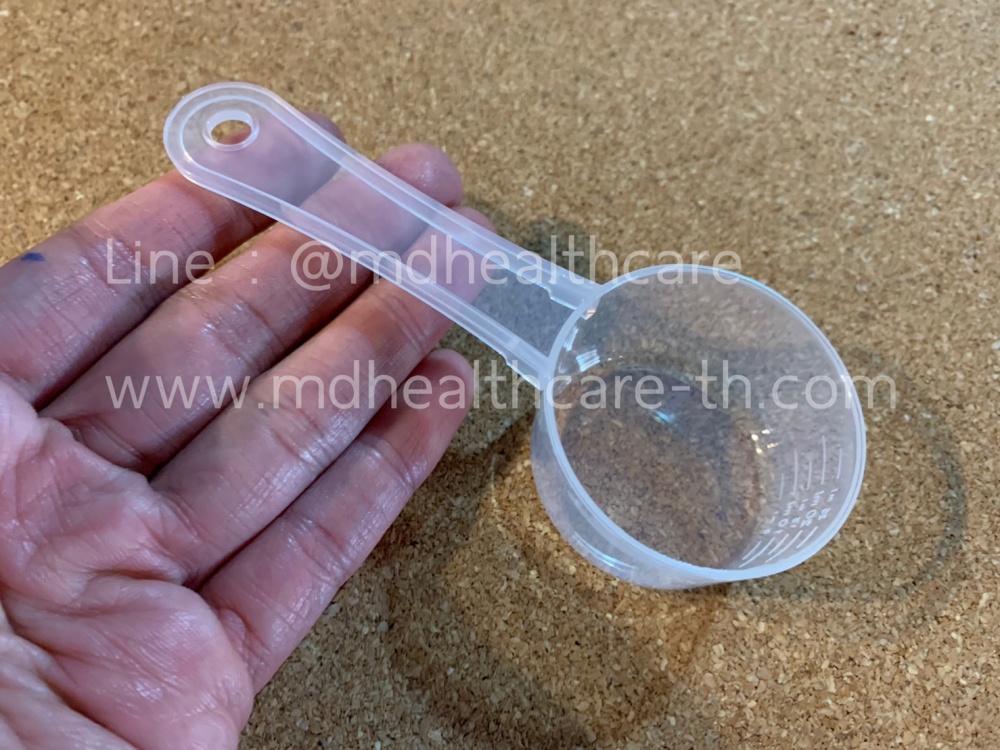 ช้อนตวง15กรัม/30ml.(cc.) ยาว11cm (10ชิ้น/ชิ้นละ 4บาท)