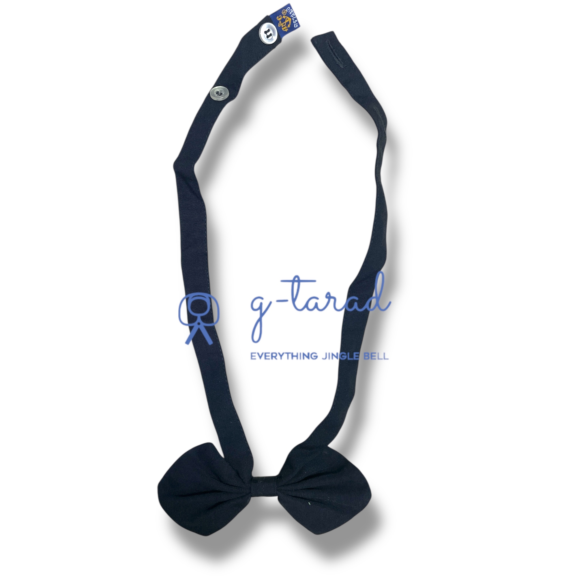 คอซอง หูกระต่าย นักเรียน ตราสมอ สีกรมอ่อน กรมเข้ม ดำ สำหรับนักเรียน