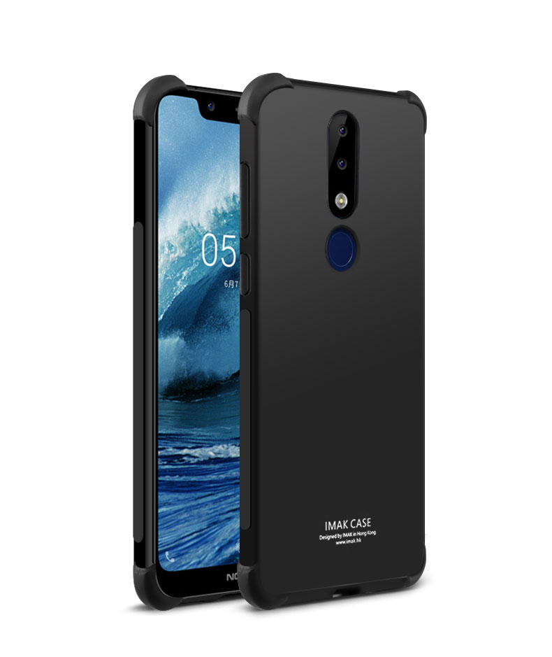 Case Nokia 6.1 Plus / Pre-order * IMAK พรีเมี่ยม TPU ยืดหยุ่นและทนทาน กันกระแทกทั้งสี่มุม + ฟิล์มกันรอยหน้าจอ *