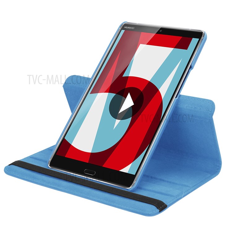 Case Huawei MediaPad M5 / Pre-Order * เคสหมุน 360 องศา ลิ้นจี่เนื้อคลาสสิกสะดวกสบายในการสัมผัส *
