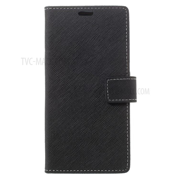 Case Lenovo Vibe P2 / Pre-order * กระเป๋าสตางค์ขาตั้ง Cross Texture ปกหนัง Folio *