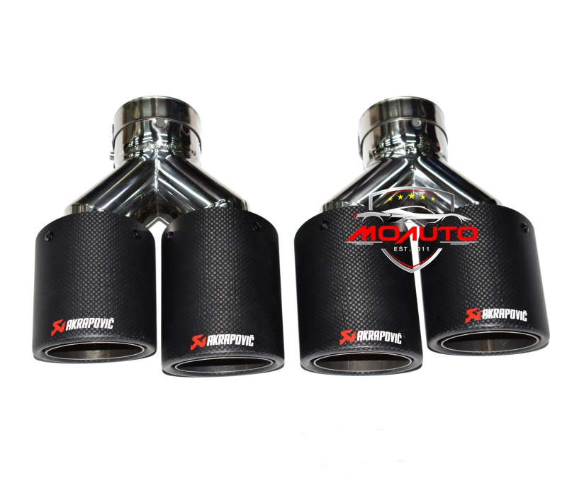 ปลายท่อกลม V2 Akrapovic Carbon BMW G30