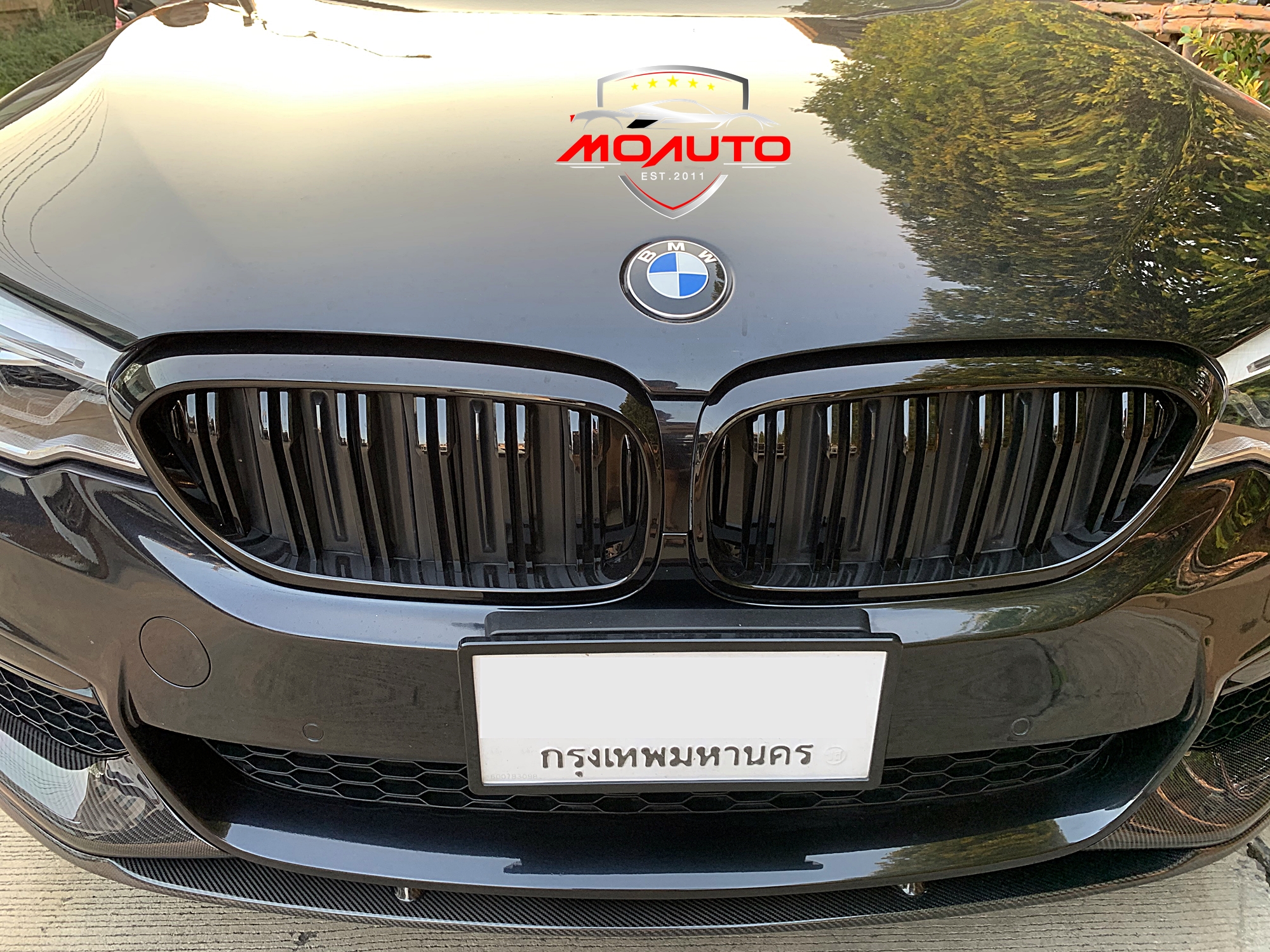 กระจังหน้า ทรง M5 ซี่คู่ ดำเงา BMW G30