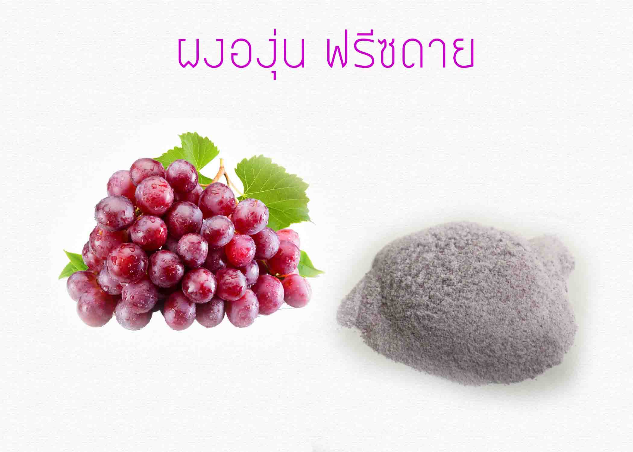 ผงองุ่น ฟรีซดาย 50 g