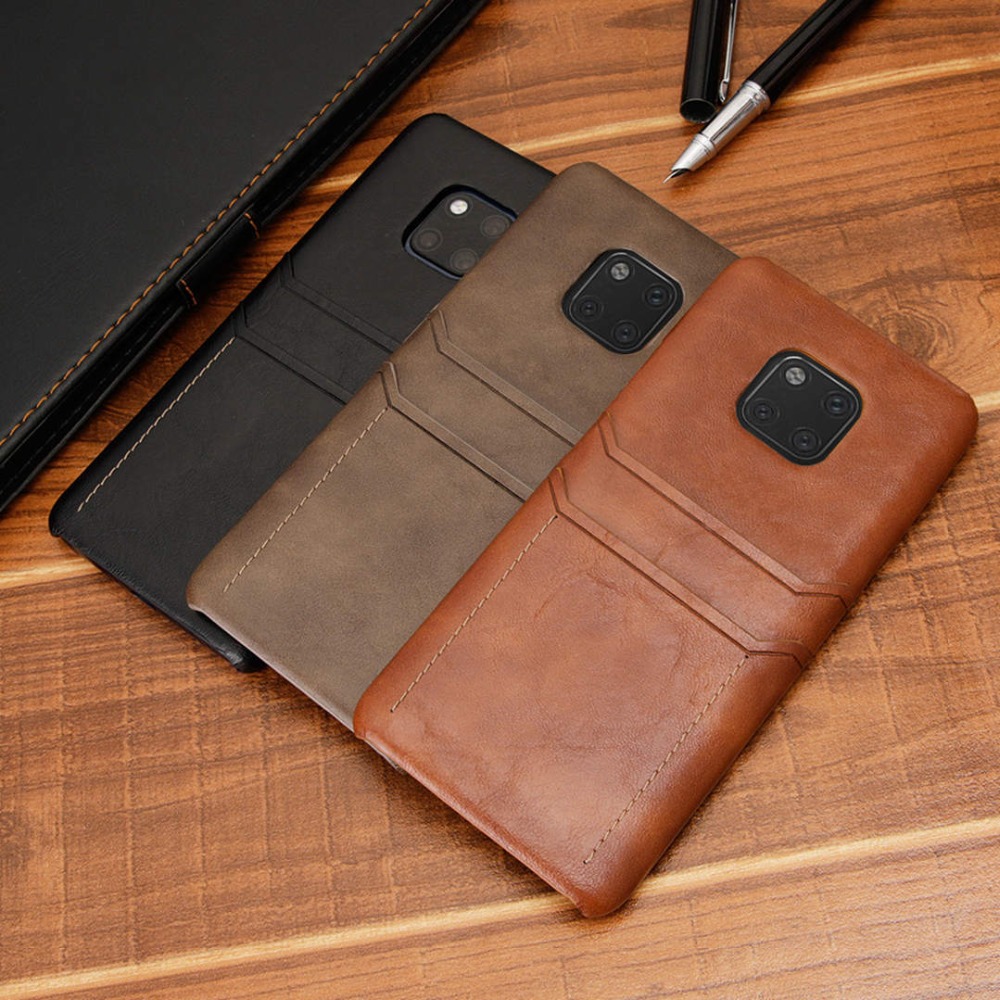 Case Huawei Mate 20 X / Pre-order * เคสหนัง PU ฝาช่องใส่นามบัตร 2 ช่อง *