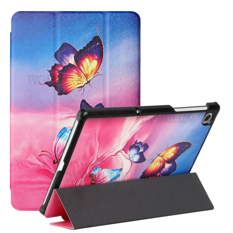 Case Lenovo Tab M10 FHD Plus # Pre-Order * เคสลวดลายสดใส ดูมีสไตล์ แบบกระเป๋าถือ *