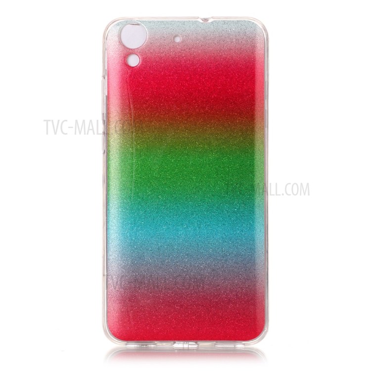 Case Huawei Y6ii / Pre-order * เคส TPU ซอฟท์ พื้นผิวมันวาวฝังตัวอยู่กับผงแวว *