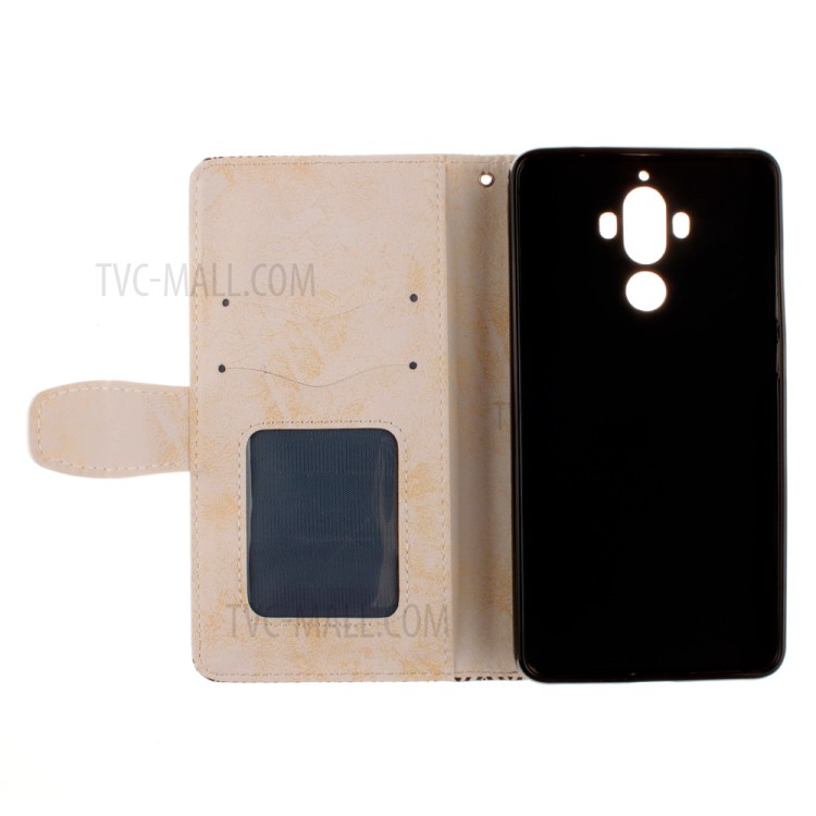 Case Huawei Mate 9 / Pre-order * ผิวนูนดอกไม้ Mandala กับเชือกเส้นเล็ก *