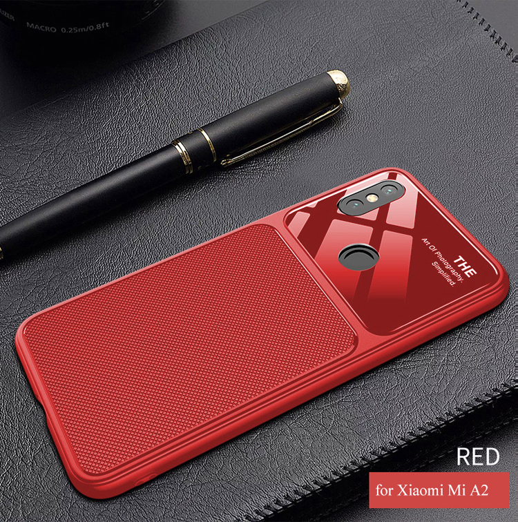 Case Xiaomi Mi A2 / Mi 6X / Pre-Order * LENUO กระจกนิรภัยเลนส์ TPU วัสดุนำเข้าจากเยอรมัน Bayer *