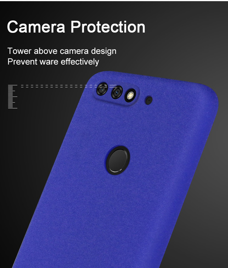Case Huawei Y7 Pro 2018 / Pre-order * IMAK Matte ผิว PC Back เคสที่มีขา Protector + ฟิล์มหน้าจอ *