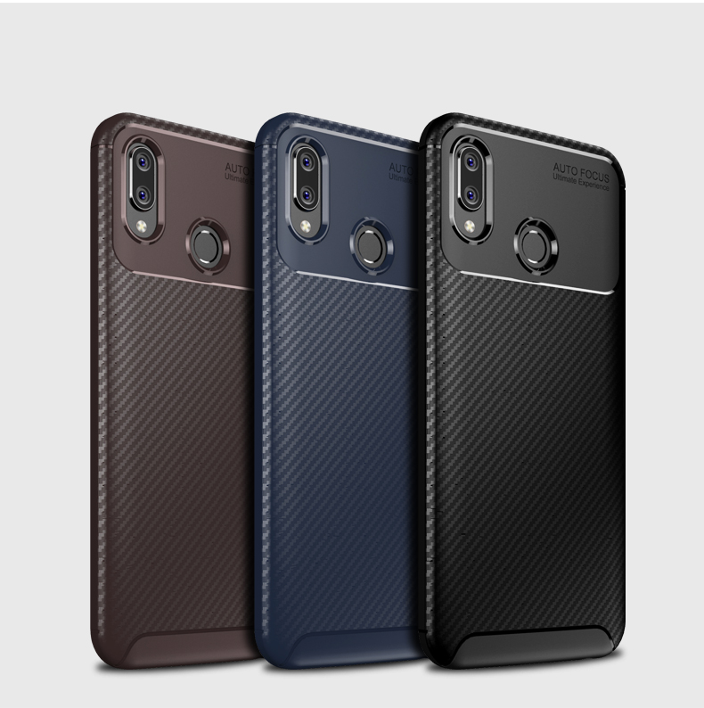 Case Huawei Honor Play / Pre-orde * เนื้อเส้นใยคาร์บอนดูดีและรู้สึกสบายในมือด้านในมีการกระจายความร้อน *