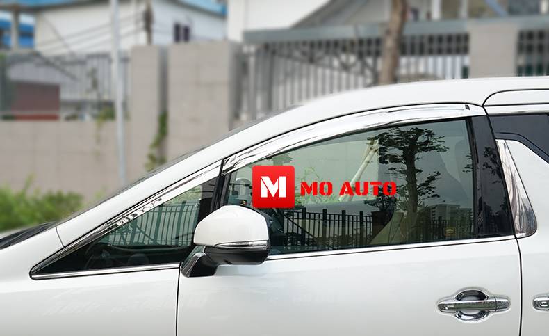 คิ้วกันสาดประตูคู่หน้า โครเมียม ALPHARD / VELLFIRE MC