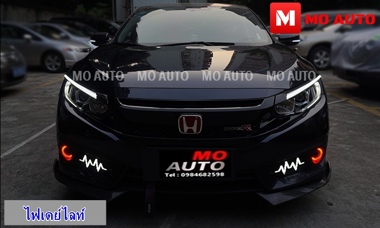 คิ้วไฟหน้า LED CIVIC FC / FK