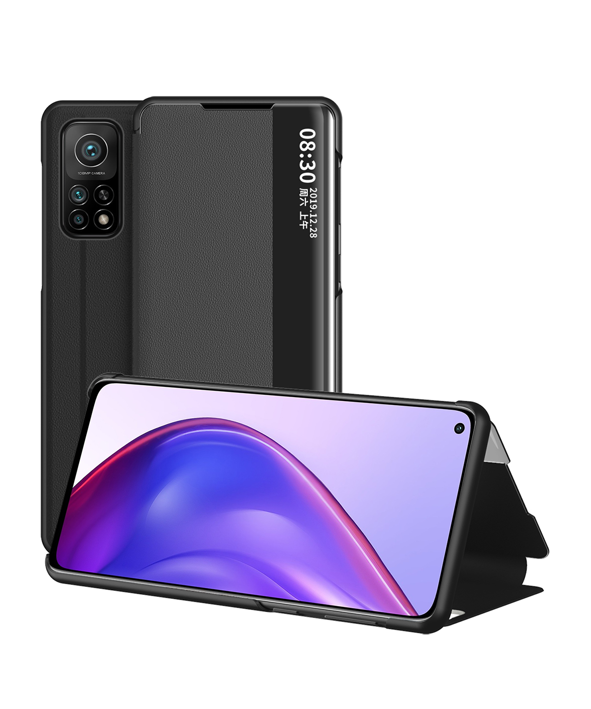 Case Xiaomi Mi 10T 5G / Mi 10T Pro 5G / Pre-order * เคส View Window Flip ทำจากวัสดุหนัง PC + PU หน้าต่างโปร่งแสงเพื่อให้ดูข้อมูลได้ง่าย *