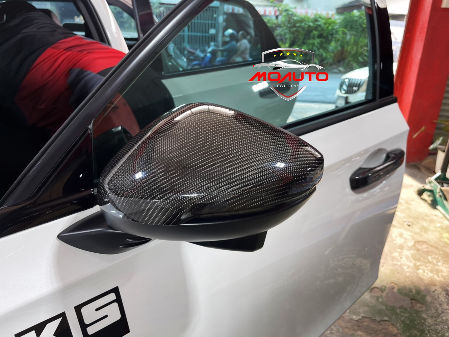 ฝาครอบกระจกมองข้างคาร์บอนแท้ CIVIC FE 2021-2022