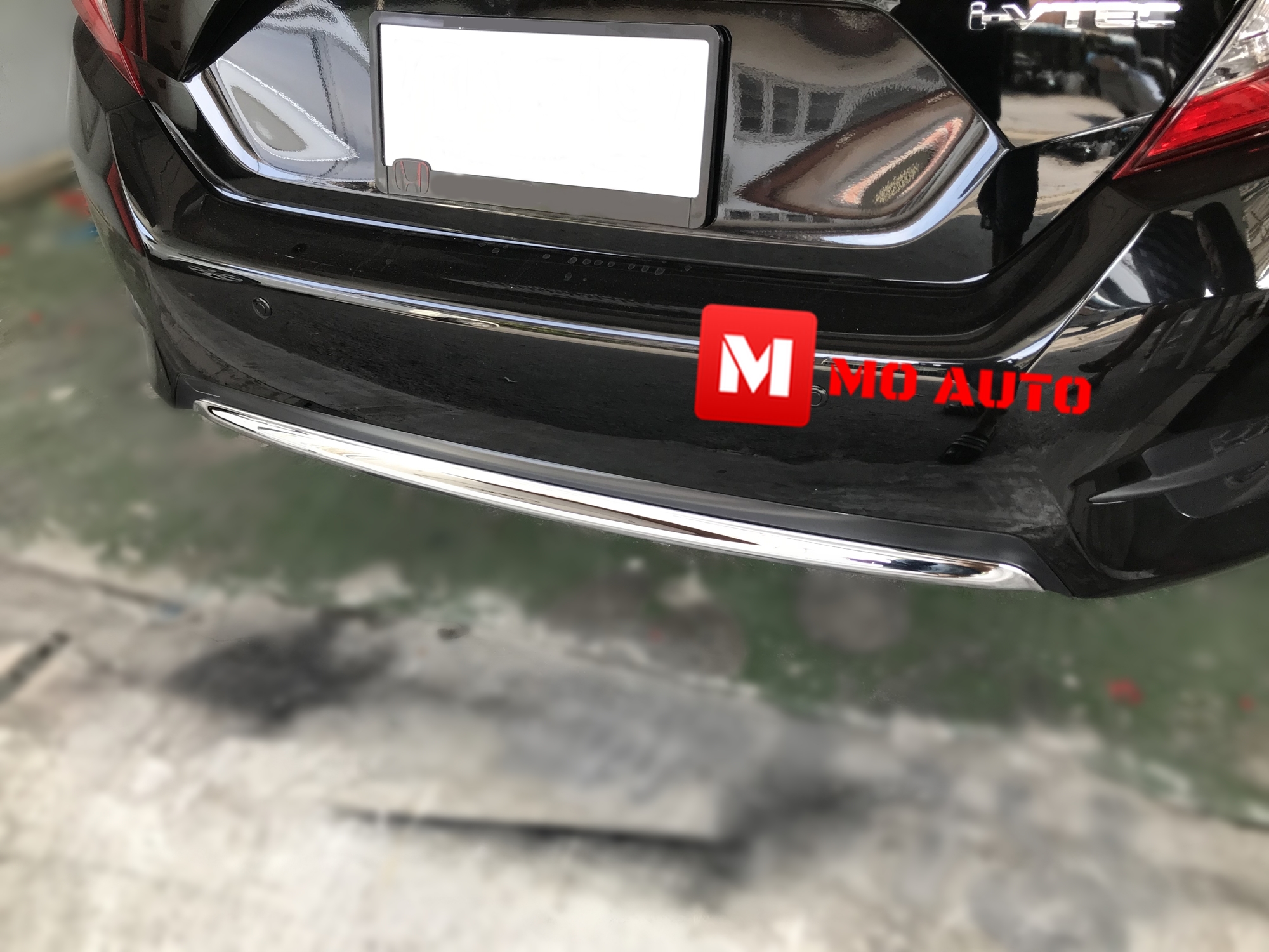 คิ้วกันชนท้ายโครเมียม CIVIC FC 2016-2018