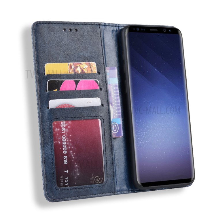 Case Samsung Galaxy S9 Plus / Pre-Order * เคสสไตล์วินเทจซองหนังกระเป๋าสตางค์ *