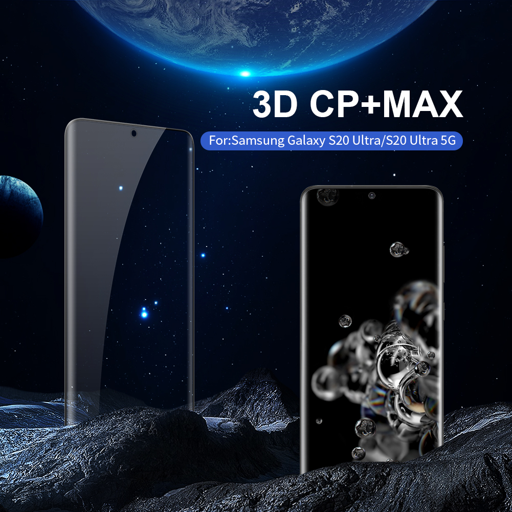 กระจกกันรอย Samsung Galaxy S20 Ultra 5G / Pre-order * NILLKIN 3D CP + Max ญี่ปุ่นนำเข้าวัสดุแก้ว AGC ความโปร่งใสสูงมากถึง 99.9% *