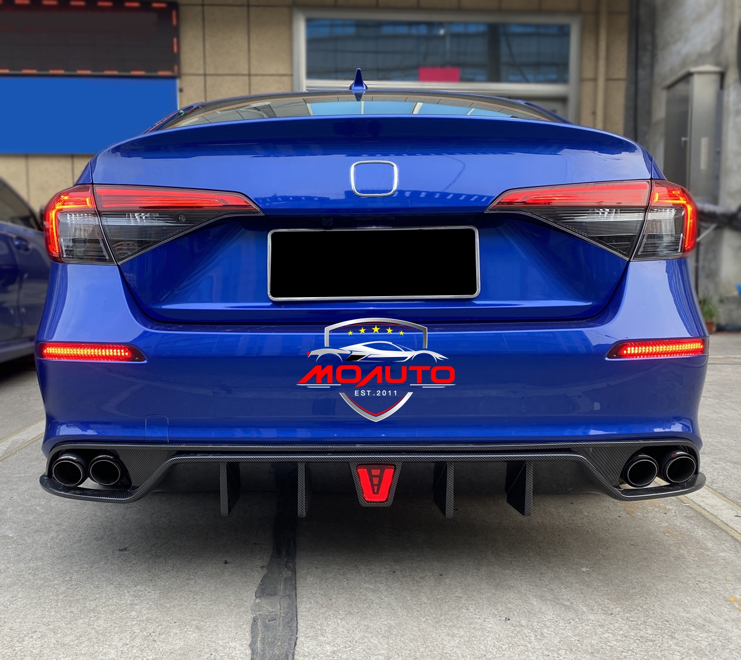 ดิฟหลัง M-SPORT พร้อมปลายท่อคู่ CIVIC FE