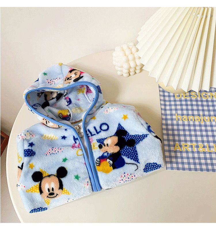 เสื้อกันหนาวขนนุ่ม มิกกี้ ไซส์ 90-100-110