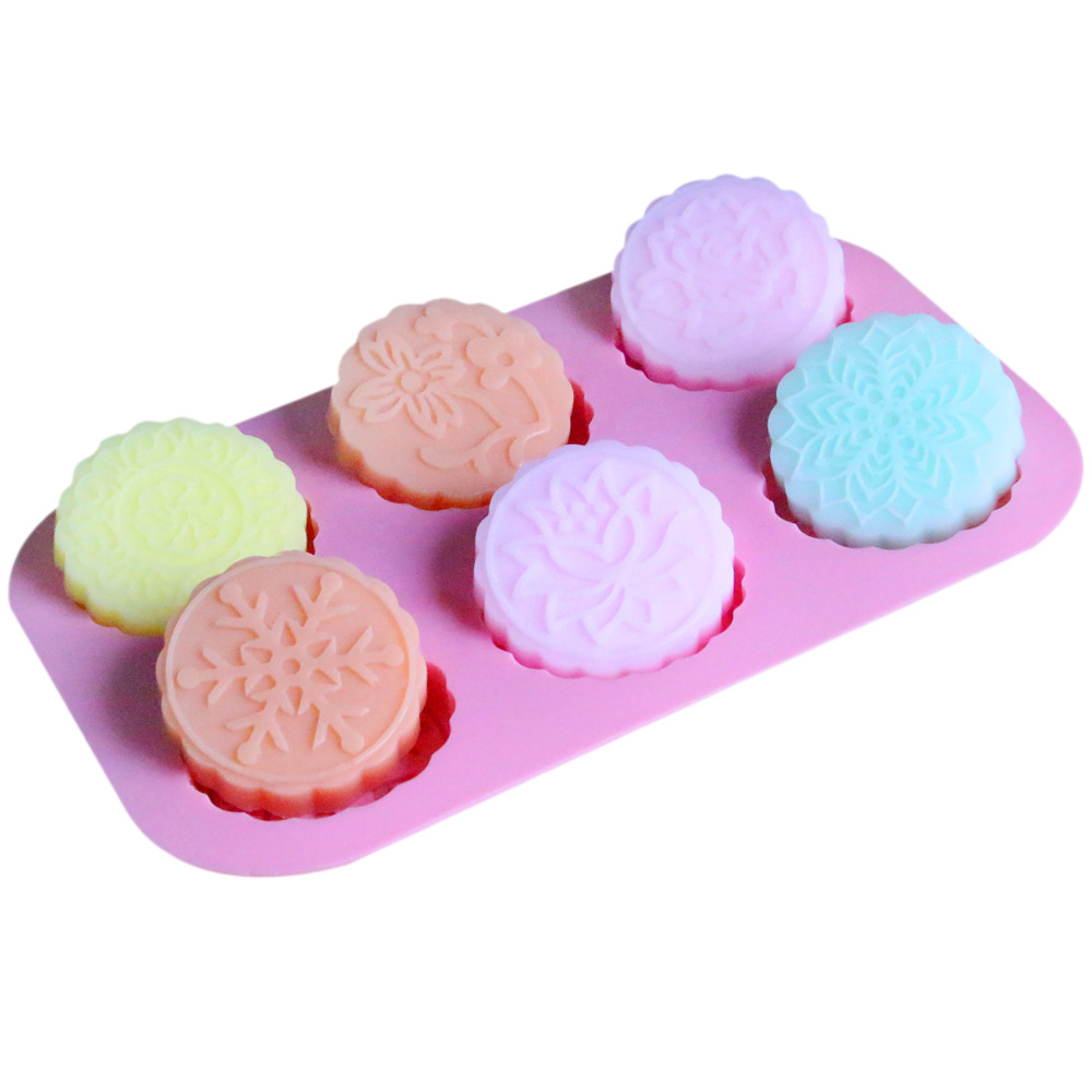 แม่พิมพ์ซิลิโคนคละลาย 50 g 6.5*6.5*1.5cm