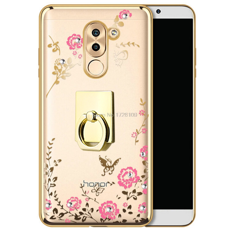 Case Huawei GR5 2017/ Pre-orde * เคสหรูหราเทคนิคการชุบทอง TPU ซิลิโคนอ่อนนุ่ม + แหวน *