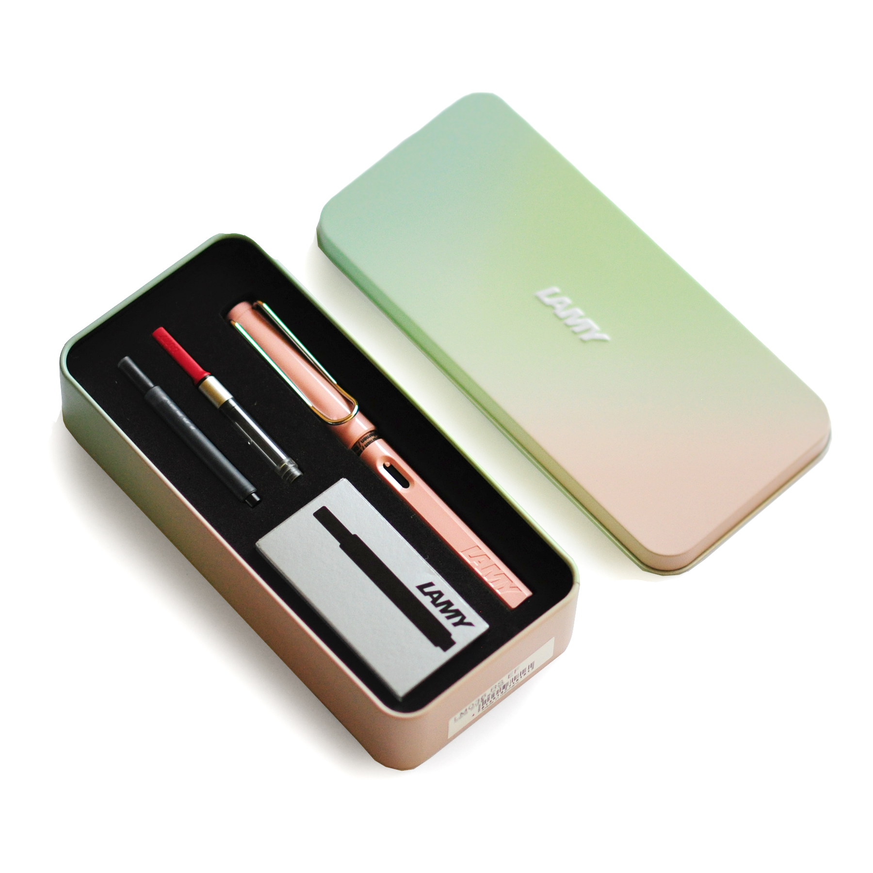 Gift set LAMY safari Pastel Rose 2019 metal box