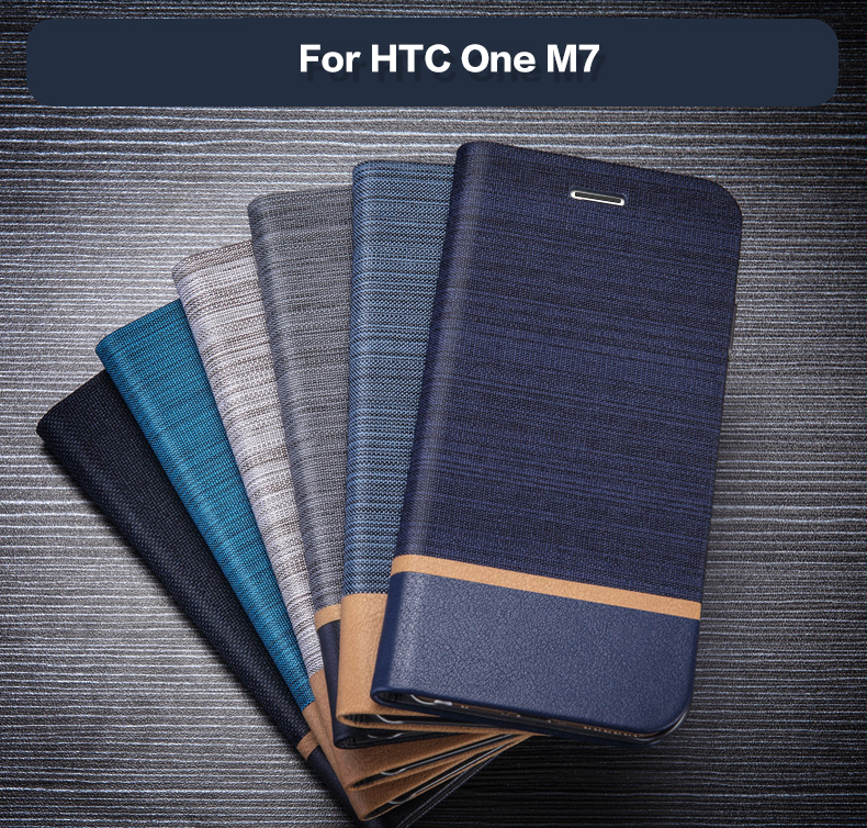 Case HTC One M7 / Pre-order * เคสหนัง Pu Soft Tpu ซิลิโคนช่องเสียบการ์ดปกหลัง *