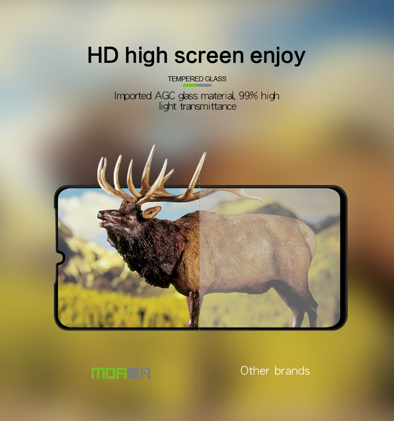 กระจกนิรภัย Huawei P30 Lite / Pre-Order * Mofi 3D โค้งขนาดเต็มจอ การส่งผ่านแสงสูง, จอแสดงผล HD *