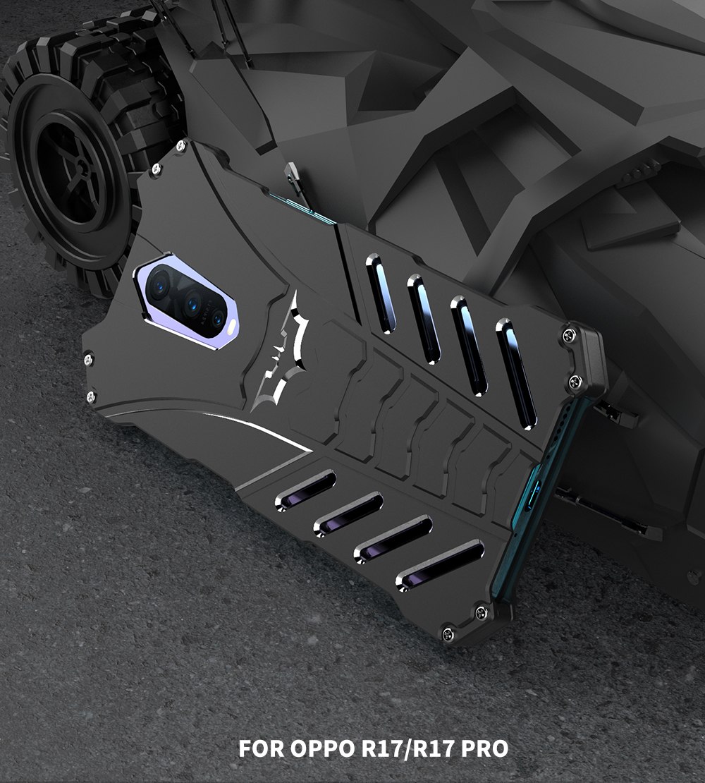 Case OPPO R17 Pro / Pre-Order * R-JUST เคส Bumper หรูหราใหม่เกราะโลหะอลูมิเนียม *