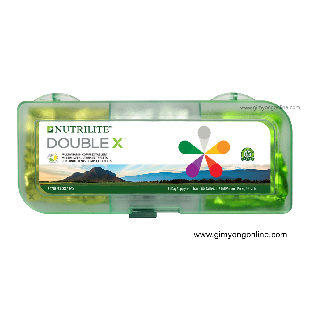 Nutrilite DOUBLE X - Tray 31-Day Supply วิตามินและแร่ธาตุรวม แอมเวย์ช้อปมาเลเซีย