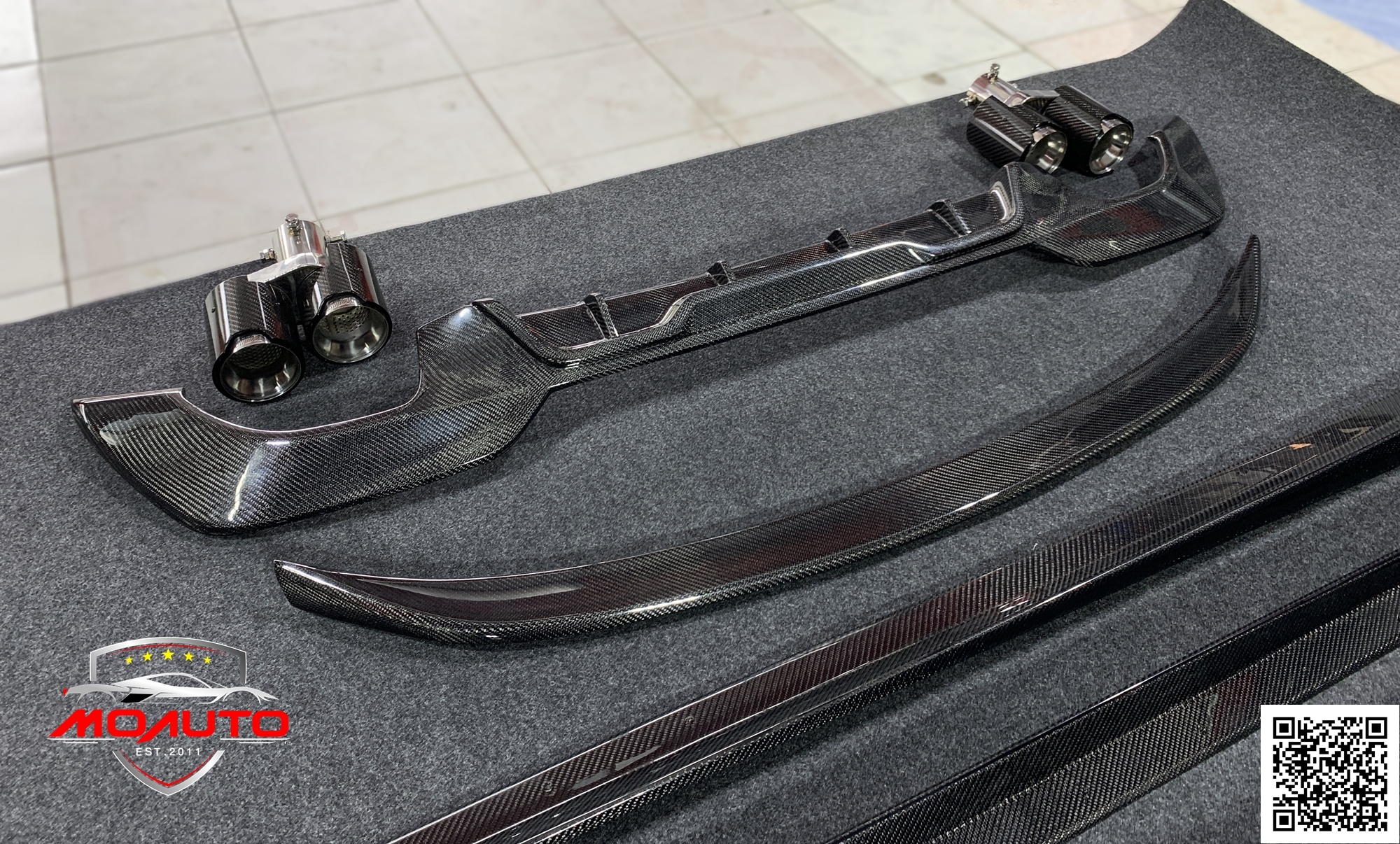 DIFFUSER ท้าย ทรง MP2 BMW G20