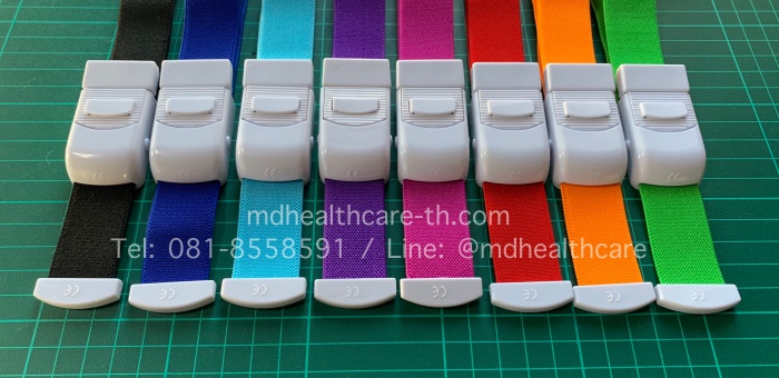 (1ชิ้น) สายรัดแขนเจาะเลือด สายรัดแขนฉีดยา tourniquet*งานคุณภาพเกรด A