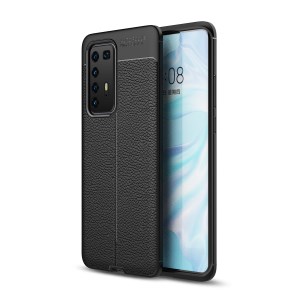 Case Huawei P40 Pro / Pre-order * พื้นผิวลิ้นจี่เนื้อสัมผัสที่สะดวกสบาย Soft TPU สามารถบิดได้อย่างอิสระโดยไม่แตกร้าว *
