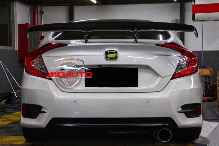 สปอยเลอร์เพียวคาร์บอน GT STYLE สำหรับ CIVIC FC