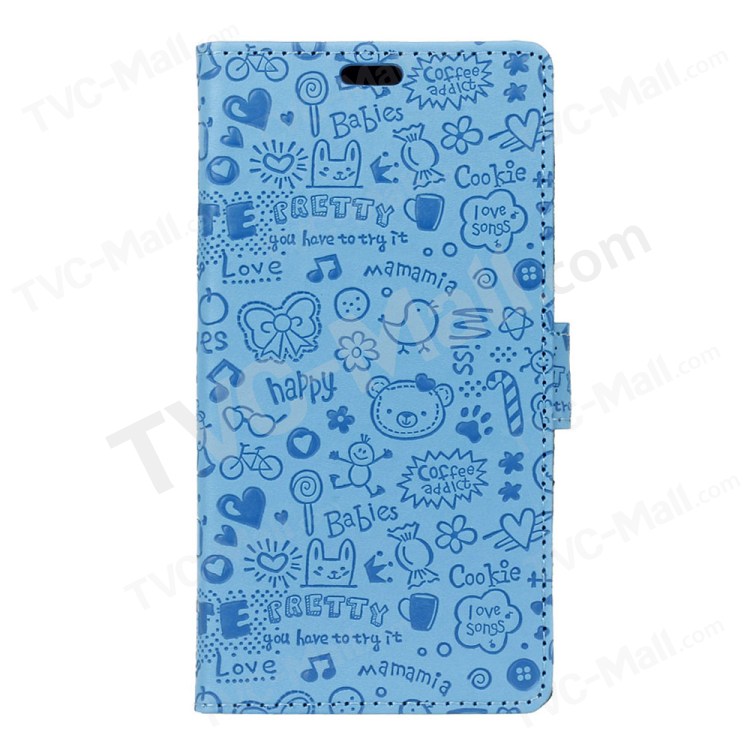 Case Huawei nova plus / Pre-order * เคสหนัง PU พิมพ์ลายการ์ตูน Graffiti *
